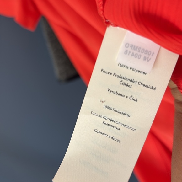 DVF Diane von Furstenberg Kassie Spicy Orange shirtdress dress 10 - Picture 7 of 9